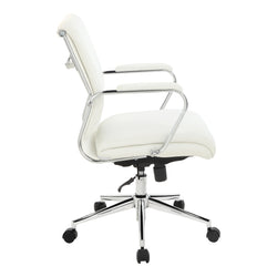 Mid Bk Silver Ion Technology Fabric Chair