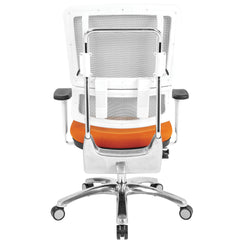 White Vertical Mesh Chair