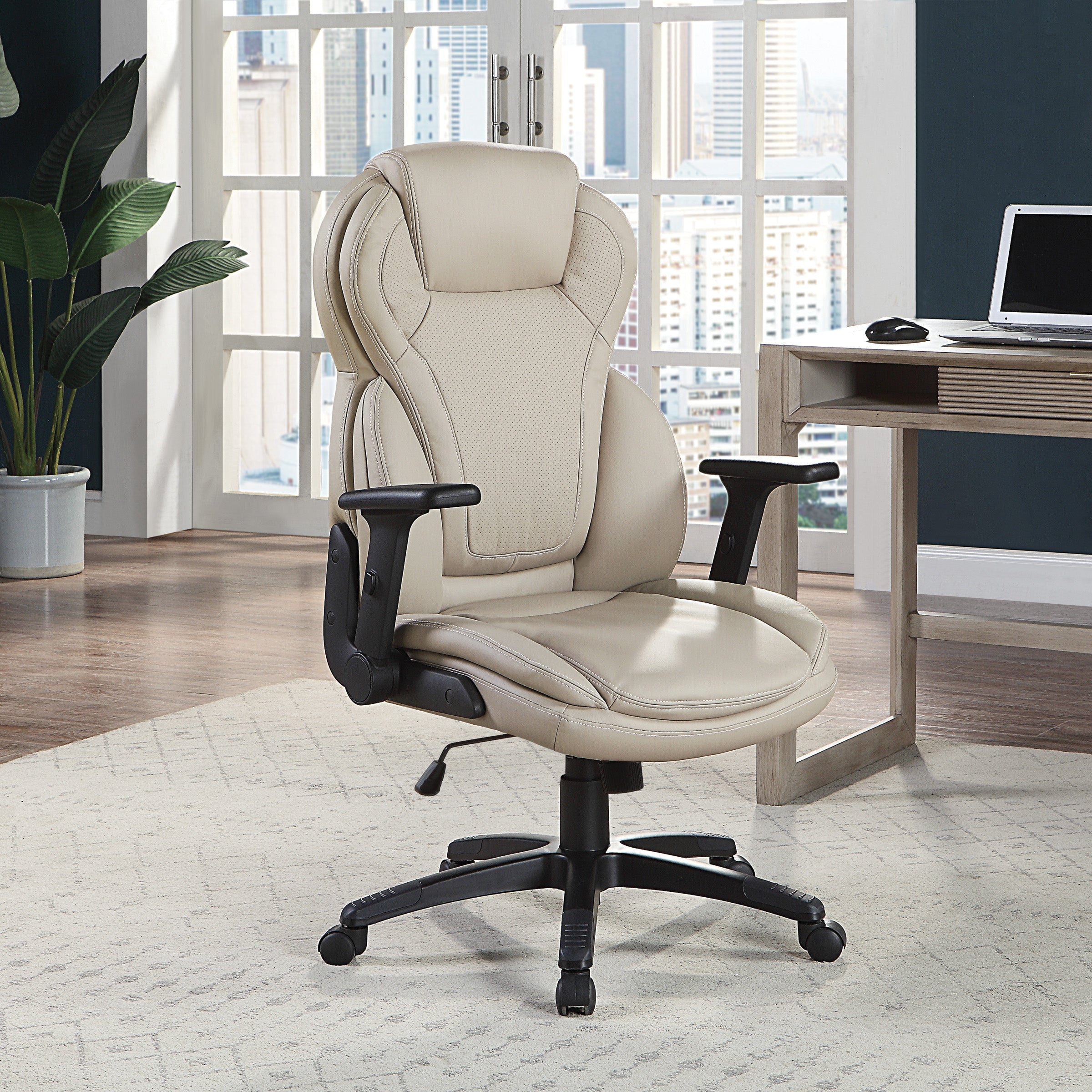 Exec Bonded Lthr Office Chair 1