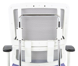 White Vertical Mesh Chair