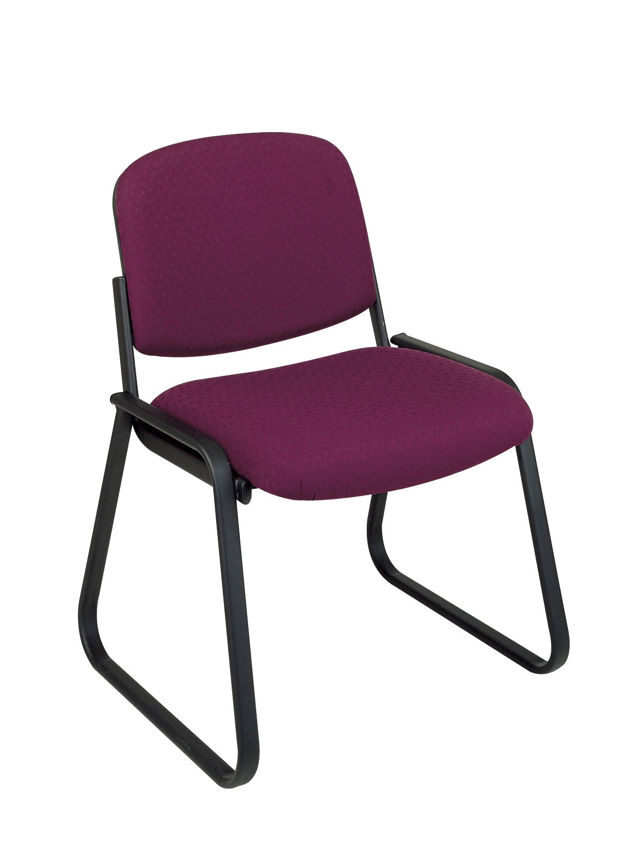 Deluxe Sled Base Armless Chair with Designer Plastic Shell