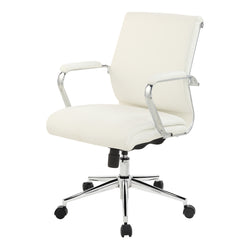 Mid Bk Silver Ion Technology Fabric Chair