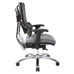 Vertical Black Mesh Back Chair