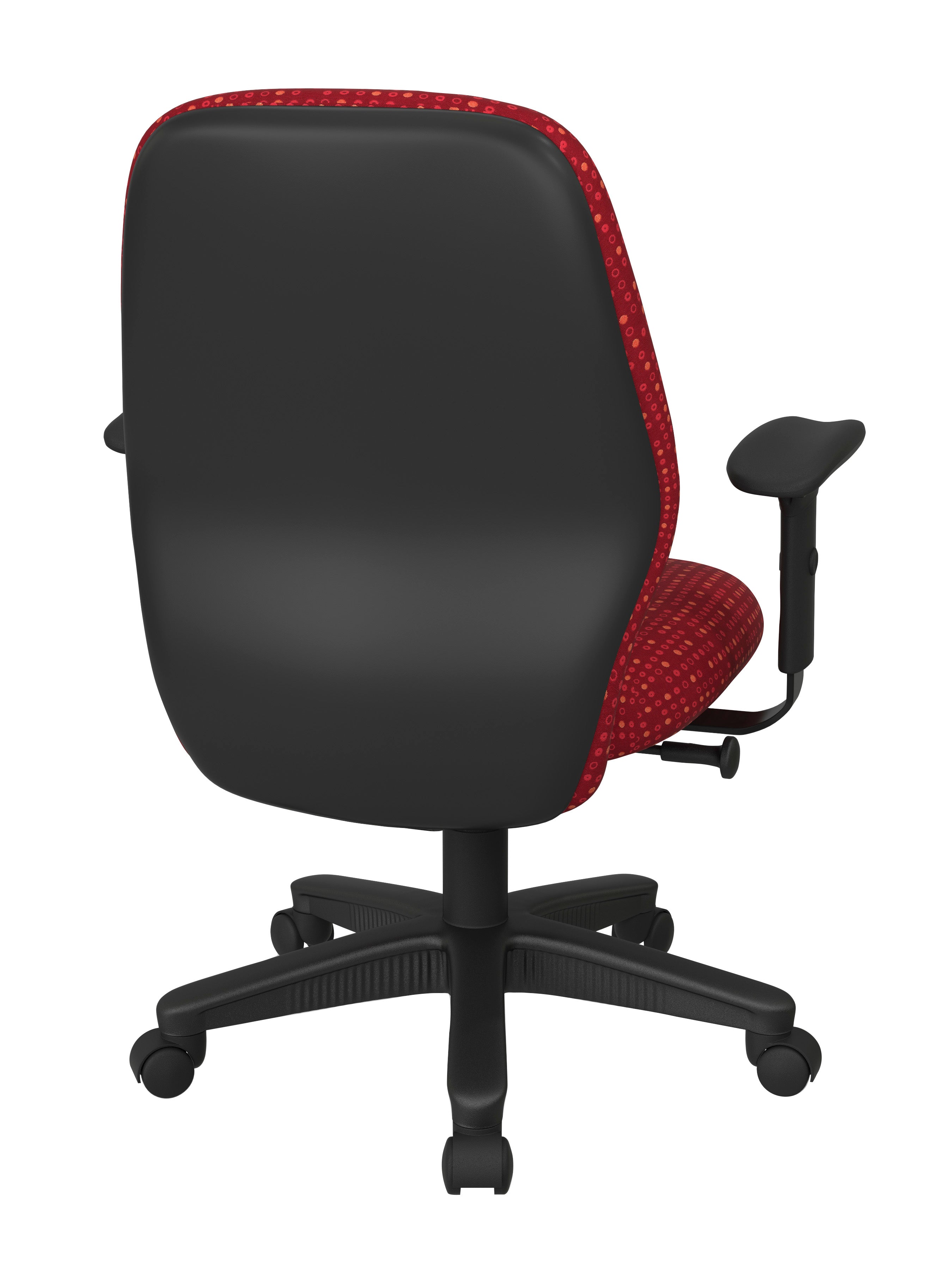 Mid Back 2-to-1 synchro Tilt Chair with 2 -Way Adjustable Soft padded Arms 30