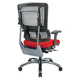 Vertical Grey Mesh Back Chair with Titanium Base 1