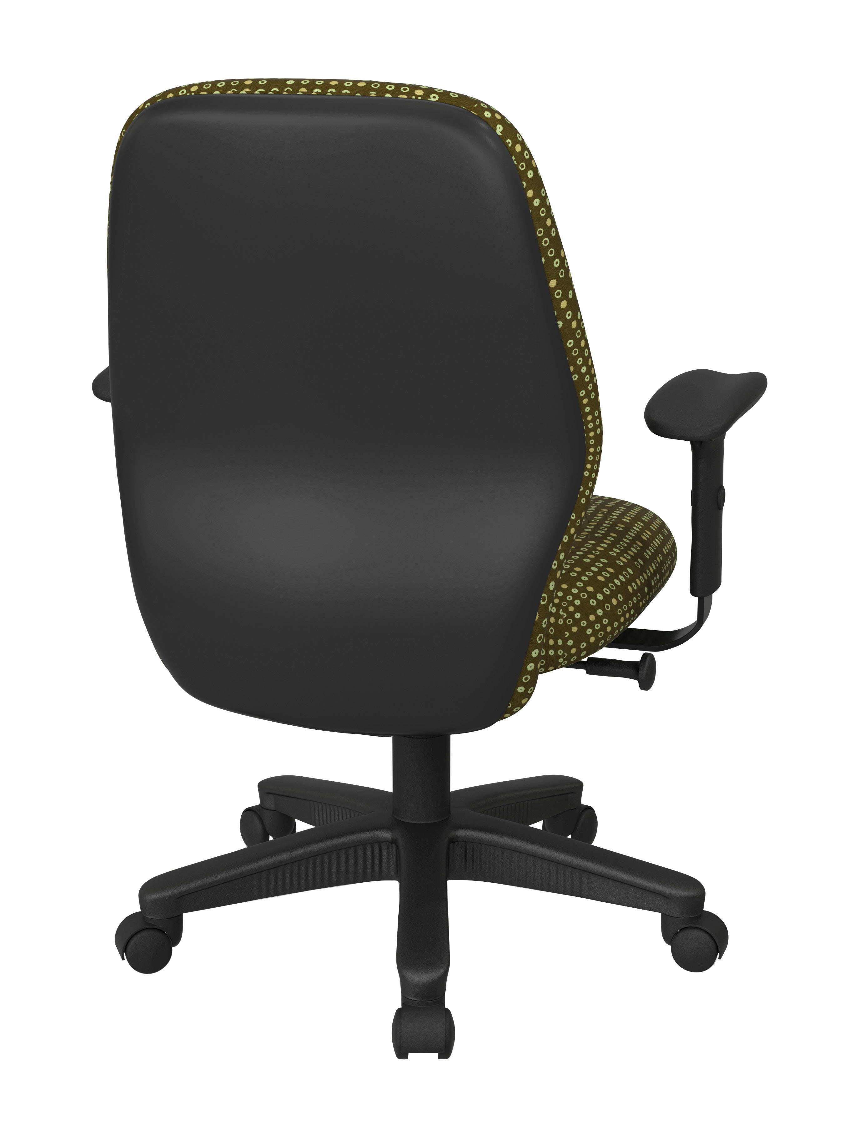 Mid Back 2-to-1 synchro Tilt Chair with 2 -Way Adjustable Soft padded Arms 20
