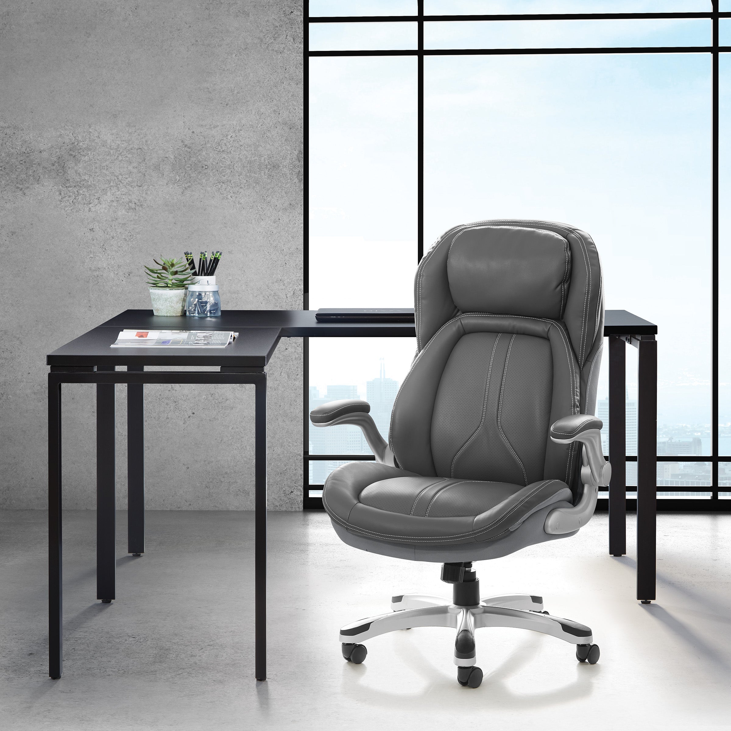 Bonded Leather Executive Chair