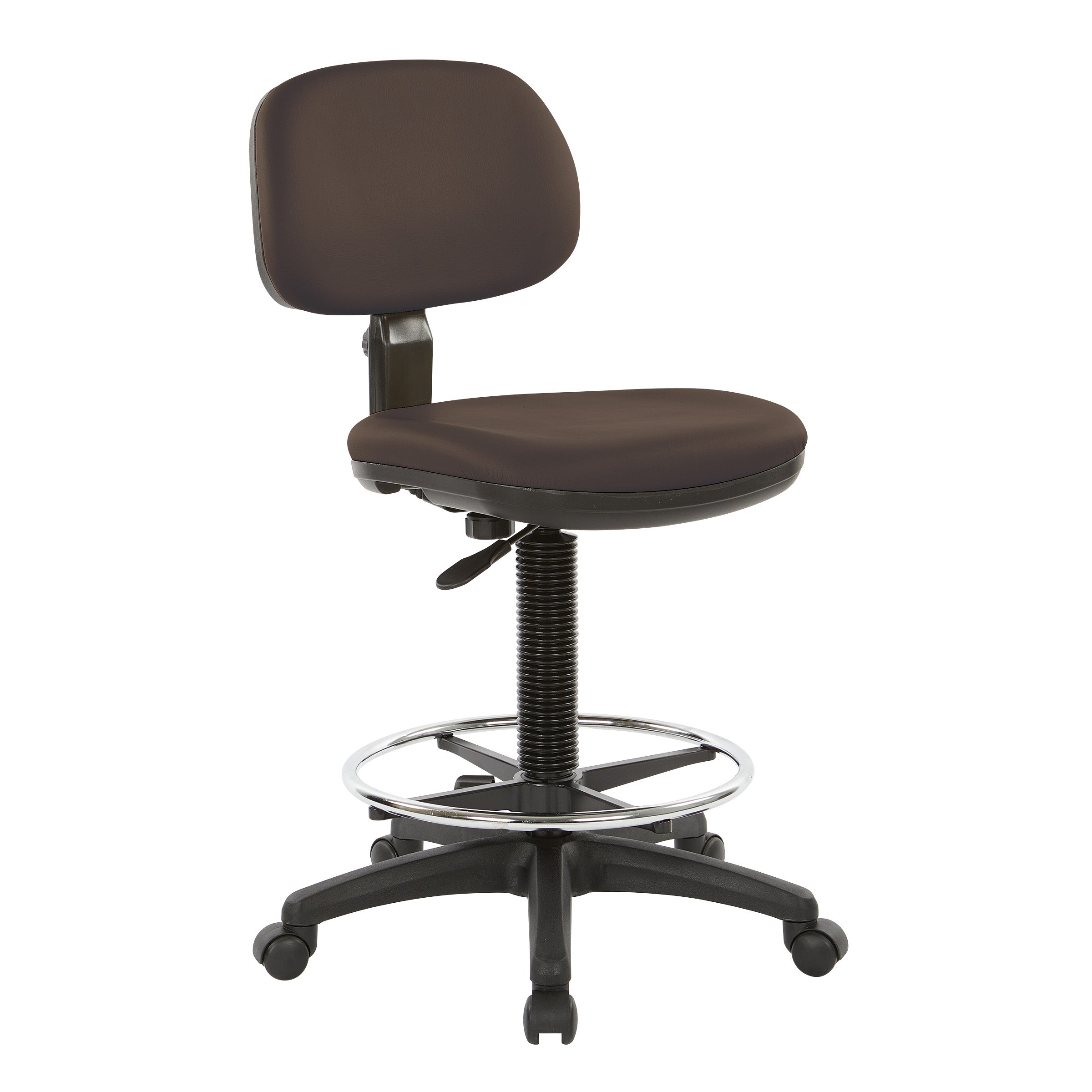 Sculptured Seat and Back Custom Dillon Fabric Drafting Chair