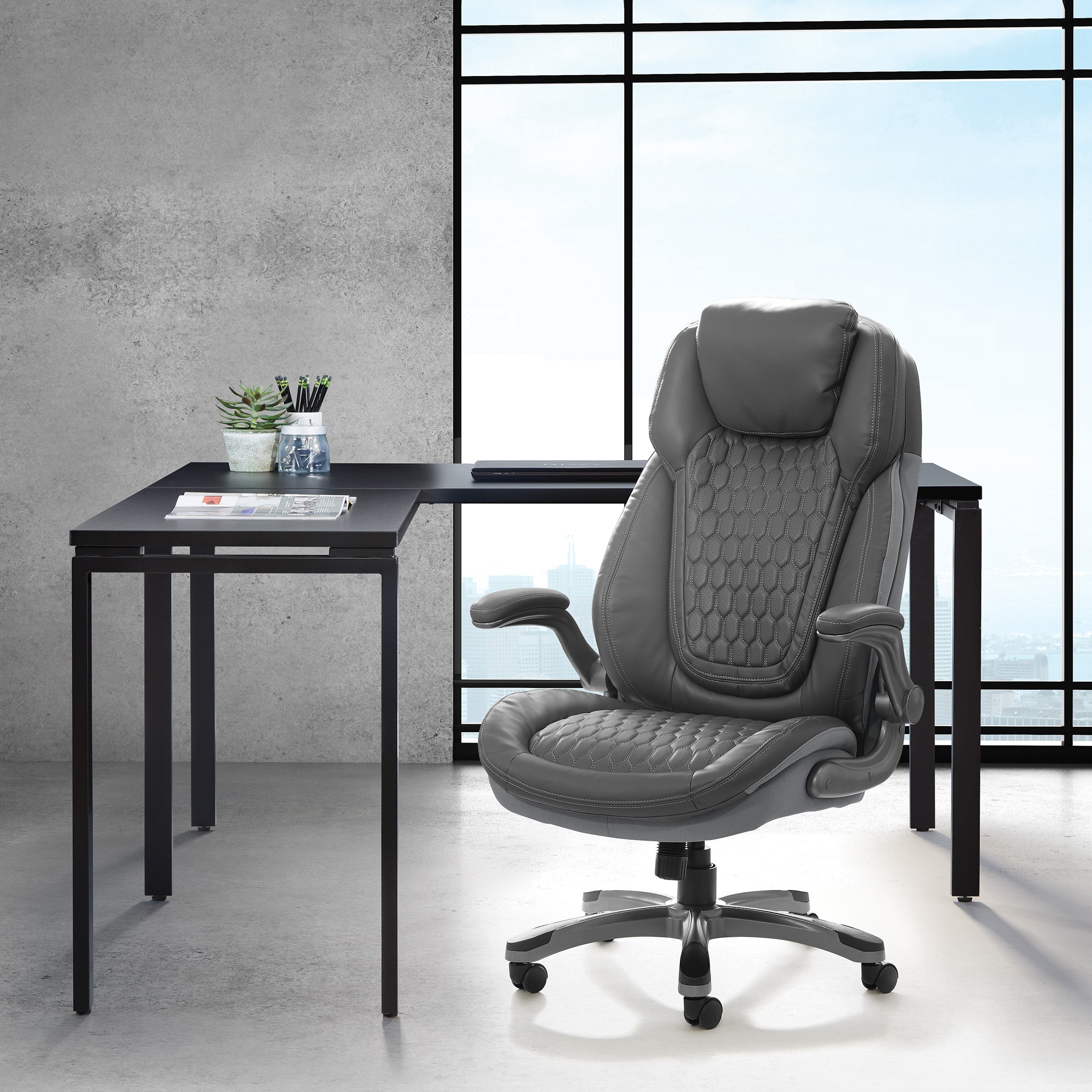 Bonded Leather Executive Chair
