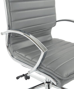 Mid Back Manager's Faux Lthr Chair