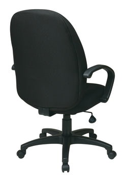Executive High Back Managers Chair with Fabric Back