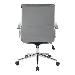 Mid Back Manager's Faux Lthr Chair