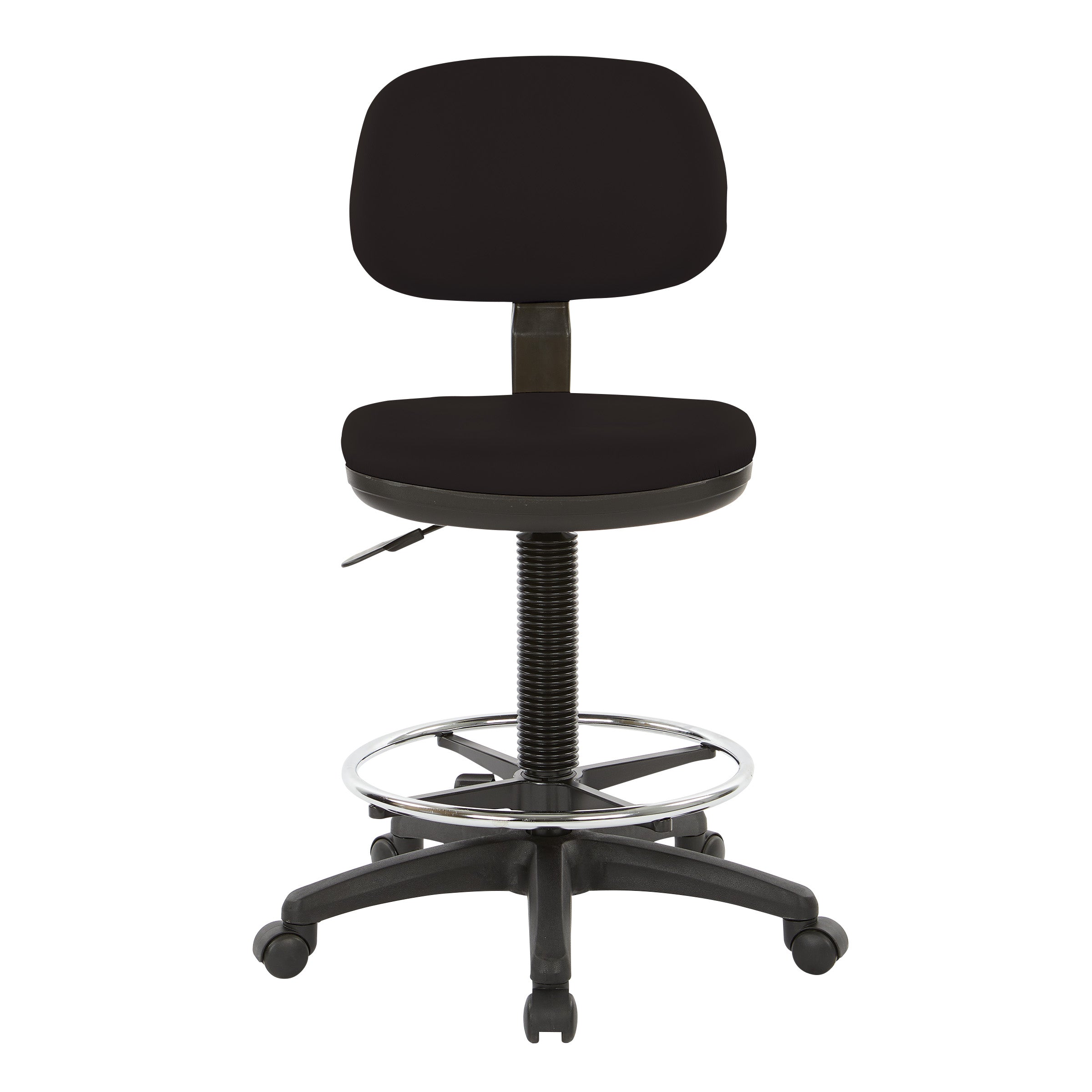 Sculptured Seat and Back Custom Dillon Fabric Drafting Chair
