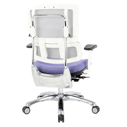 White Vertical Mesh Chair