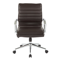 Mid Back Manager's Faux Lthr Chair