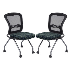 Deluxe Armless Folding Chair With ProGrid® Back