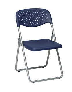 Folding Chair with Plastic Seat and Back