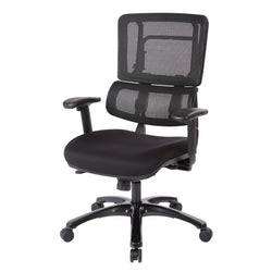Vertical Black Mesh Back Chair with