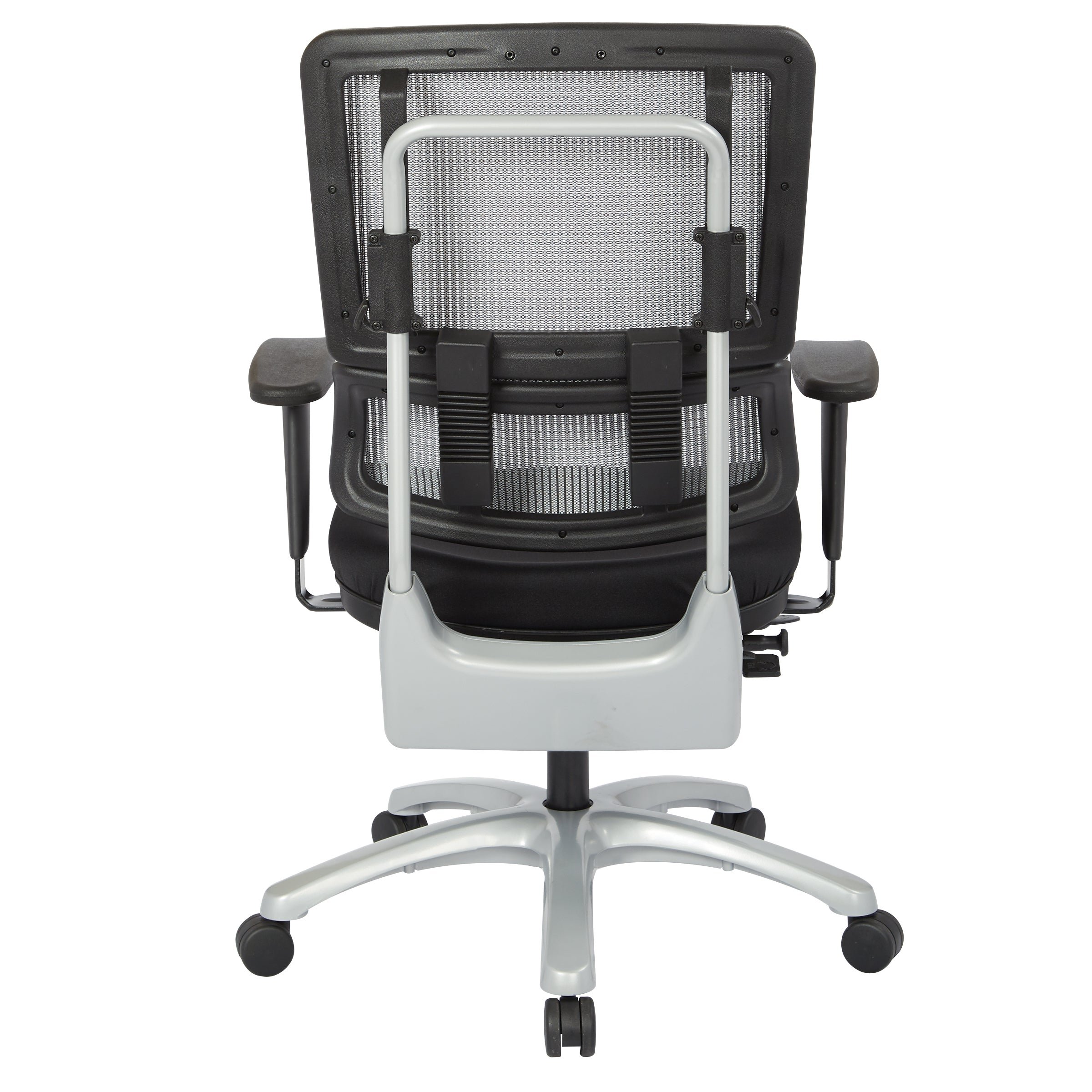 Vertical Grey Mesh Back Chair