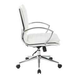 Mid Back Manager's Faux Lthr Chair