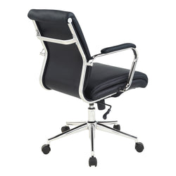 Mid Bk Silver Ion Technology Fabric Chair