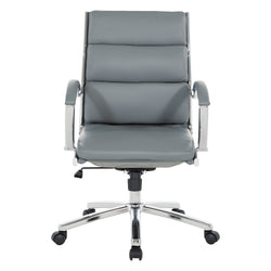 Mid Back Exec Faux Lthr Chair