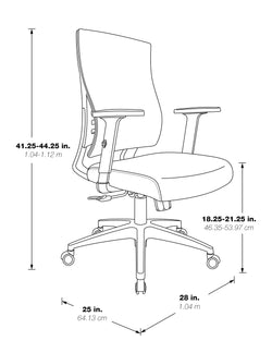 Vertical Mesh Back Chair