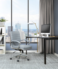 Mid Back Manager's Faux Lthr Chair