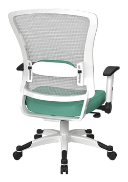 White Frame Managers Chair