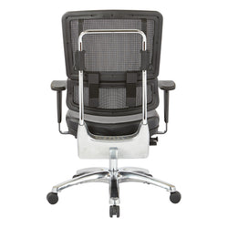 Vertical Black Mesh Back Chair