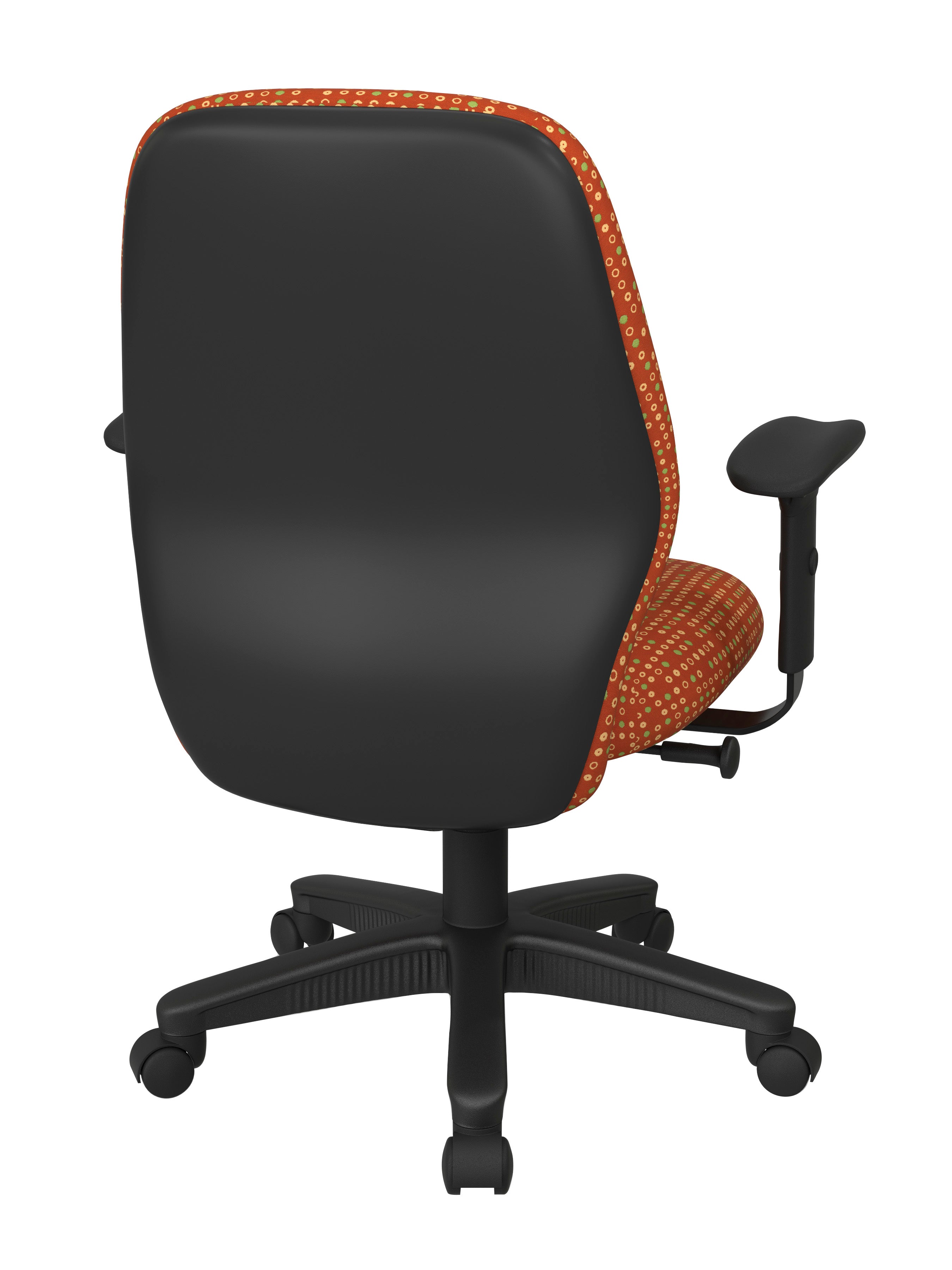 Mid Back 2-to-1 synchro Tilt Chair with 2 -Way Adjustable Soft padded Arms 22