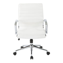 Mid Back Manager's Faux Lthr Chair