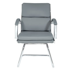 Mid-Back Faux Lthr Visitor's Chair