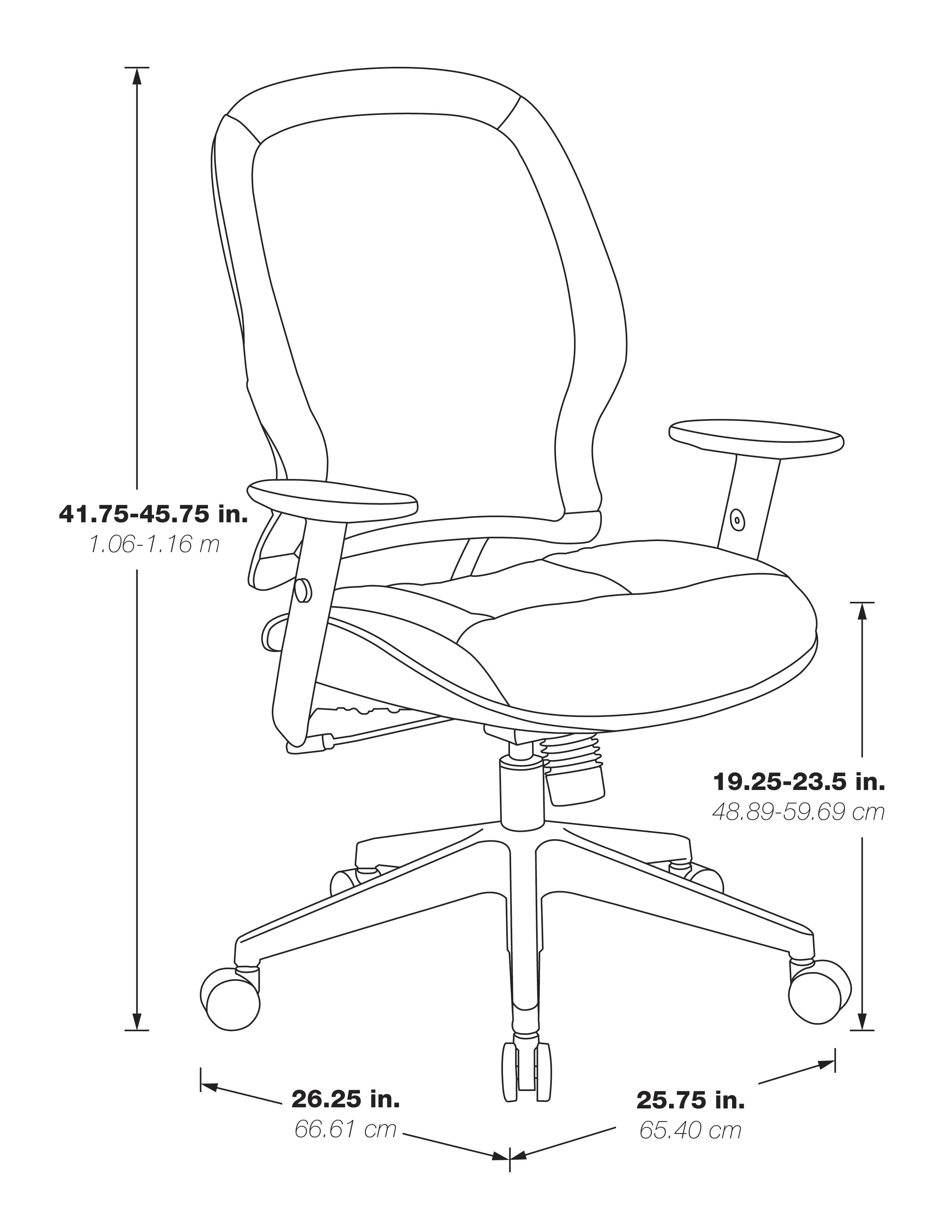 Dark Air Grid® Back Managers Chair